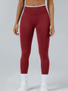 Color Matching Seamless High-waisted Hip Lift Exercise Yoga Pants