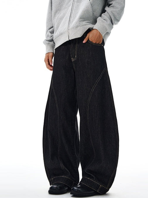 Liber Autumn Neutral wear Pocket decoration Jeans