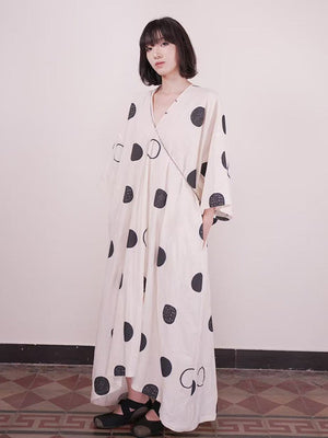 V Collar Robe