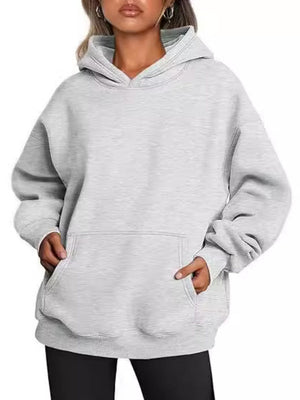 Liber Autumn Women's Pocket Sweatshirts&Hoodies