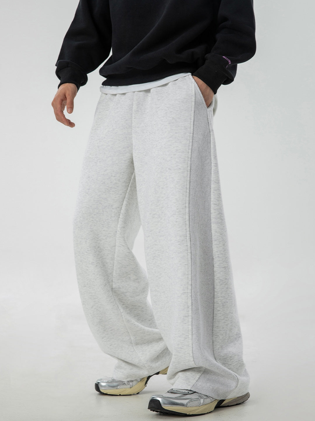 Liber Autumn Men's None Solid Color Pants