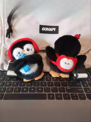 Plüsch-Pinguin-Schlüsselanhänger