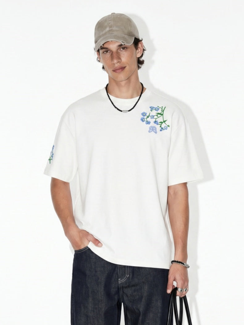 Butterfly Floral Printed T-shirts