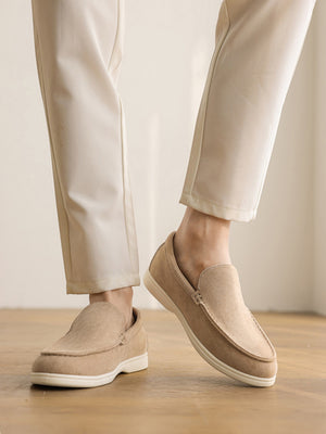 Suede Slip-on Loafers