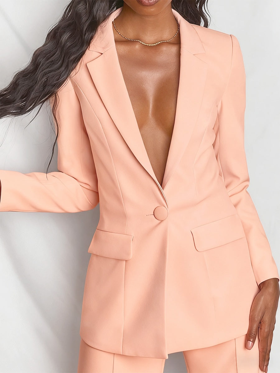 Macaron Color 2-piece Blazer Sets