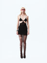 Silk Triangle Bra Deconstructed Dress
