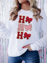 Christmas Letter Sequins And Glitter Sweatshirts&Hoodies