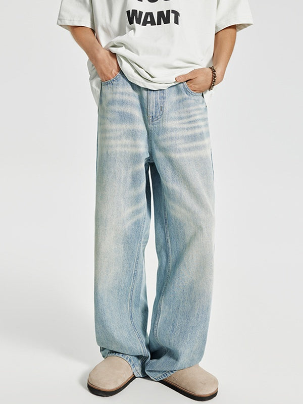 Liber Summer Men's Pocket decoration Jeans