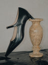 BIUCILI "Dark Night Muse" Pointed-Toe Mary Jane Elegant Low-Cut Black Flats