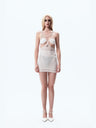Silk Fragment Breast Pad Deconstructed Dress