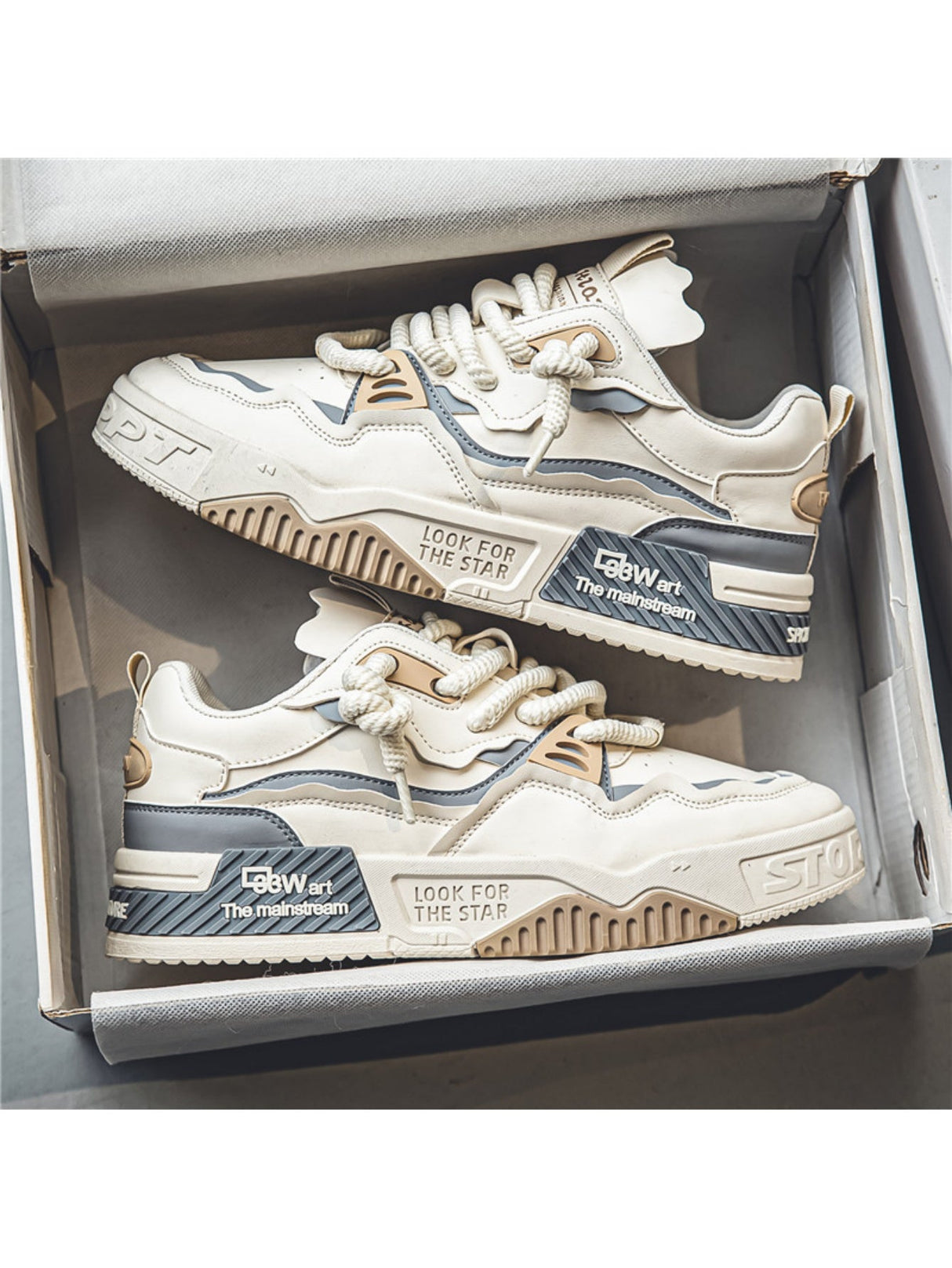 Liber Four Seasons Colorblock Men's Casual Sports Shoes