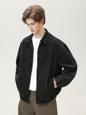 Liber Autumn Men's Printed Solid Color Jackets