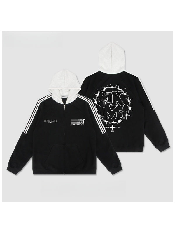 Liber Autumn Neutral wear Printed Sweatshirts&Hoodies