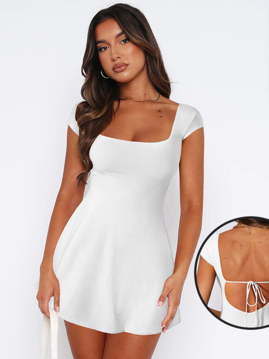 Backless Bandage Mini&Short Dresses
