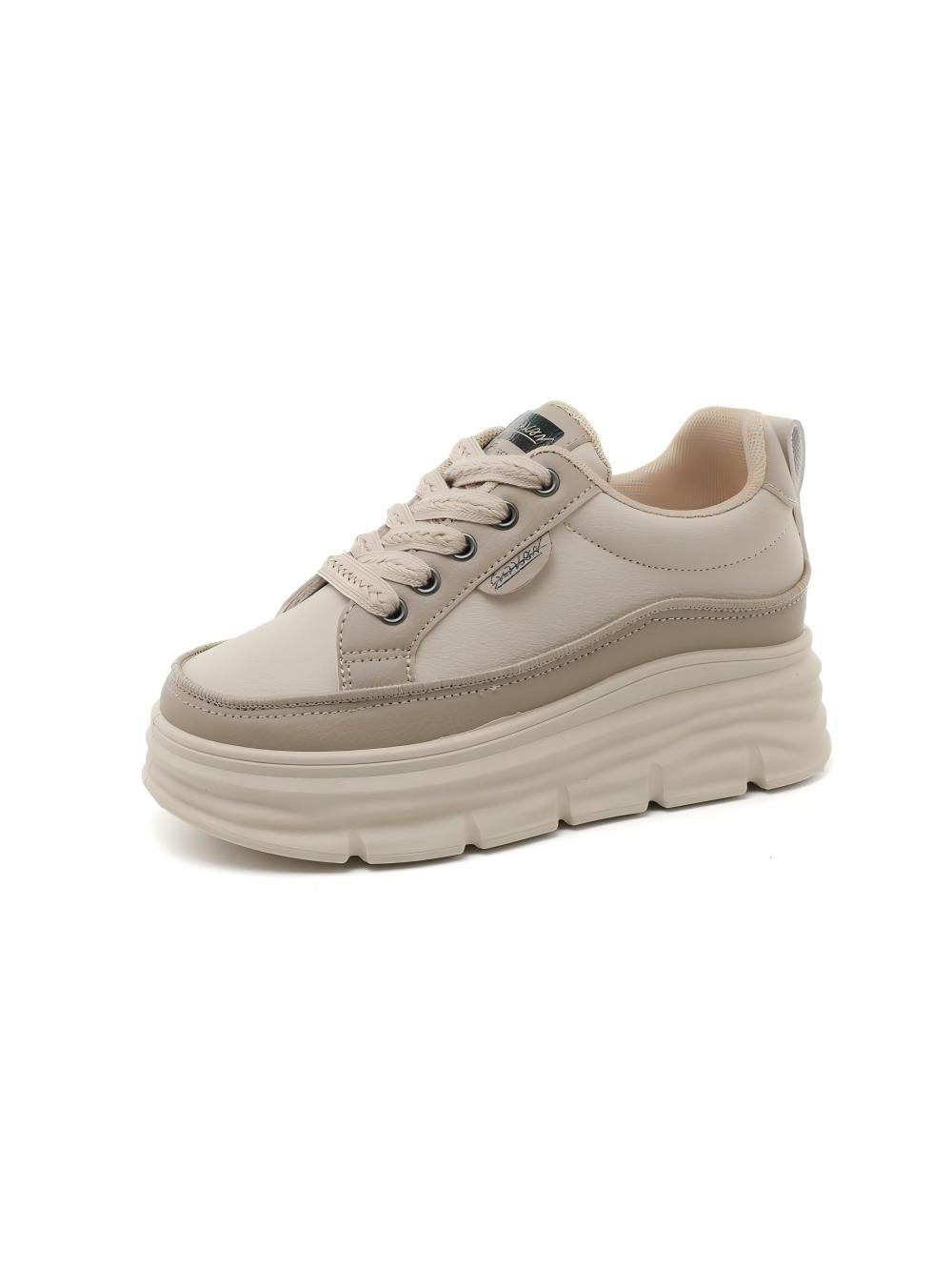 Colorblock Thick-Sole Women's Casual Sneakers