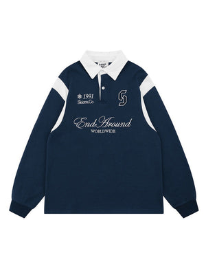 Liber Autumn Men's Letter Polo Shirts