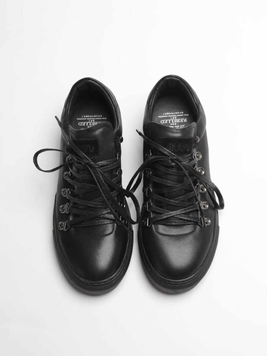 AKAIFU Classic Retro Low-top Calfskin Casual Sports Flat Trendy Sneakers, Men's And Women's Style