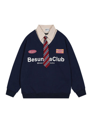 Liber Autumn Neutral wear Printed Letter Sweatshirts&Hoodies