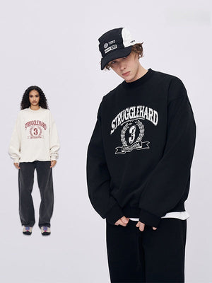 Liber Autumn Neutral wear Printed English Sweatshirts&Hoodies