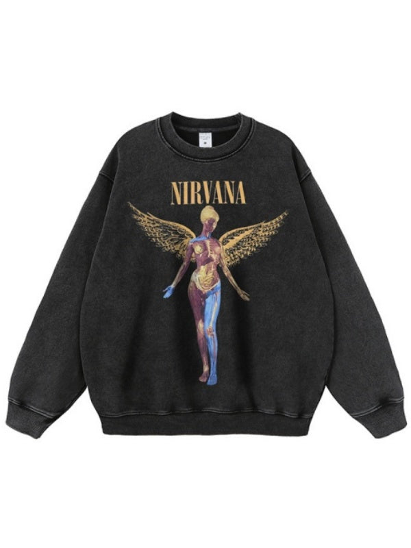 Liber Autumn Neutral wear Printed Cartoon Animation Sweatshirts&Hoodies