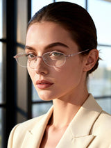 Pink Small-framed Eyeglasses
