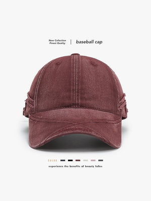 Distressed Letter Embroidery Baseball Caps