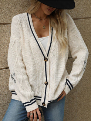 Liber Buttons Star Cardigans