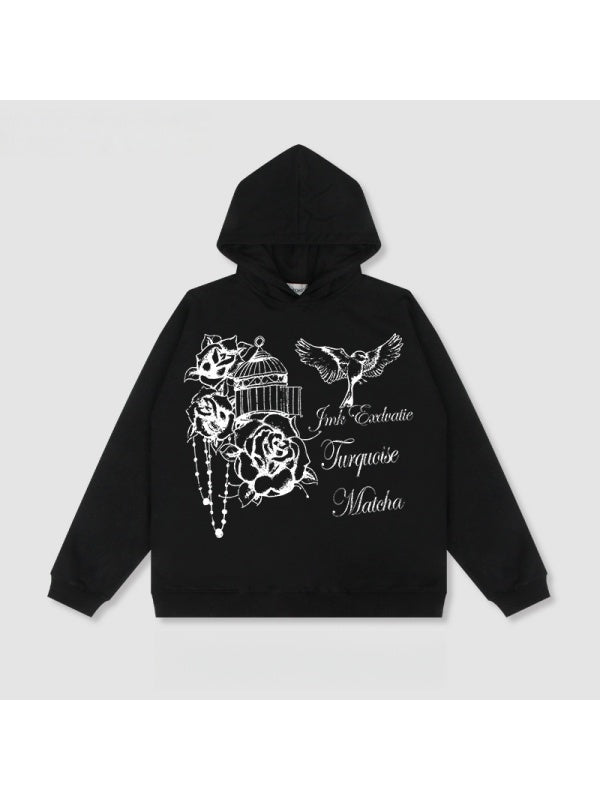 Liber Autumn Neutral wear Printed Letter Sweatshirts&Hoodies