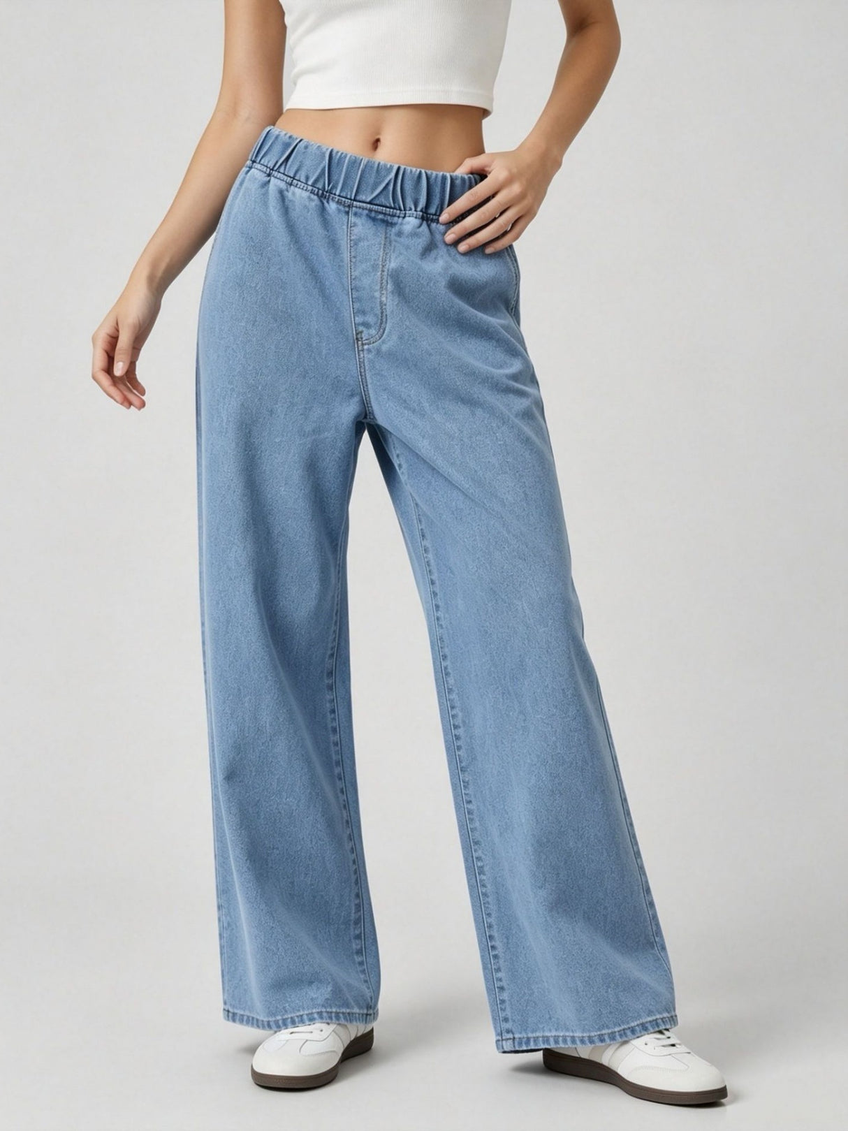 Comfortable And Casual Wide-leg Loose Jeans
