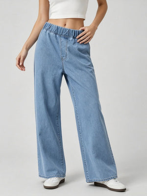 Comfortable And Casual Wide-leg Loose Jeans