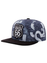 Embroidery Number Hip Hop Shade Flat-brimmed Hat Baseball Caps