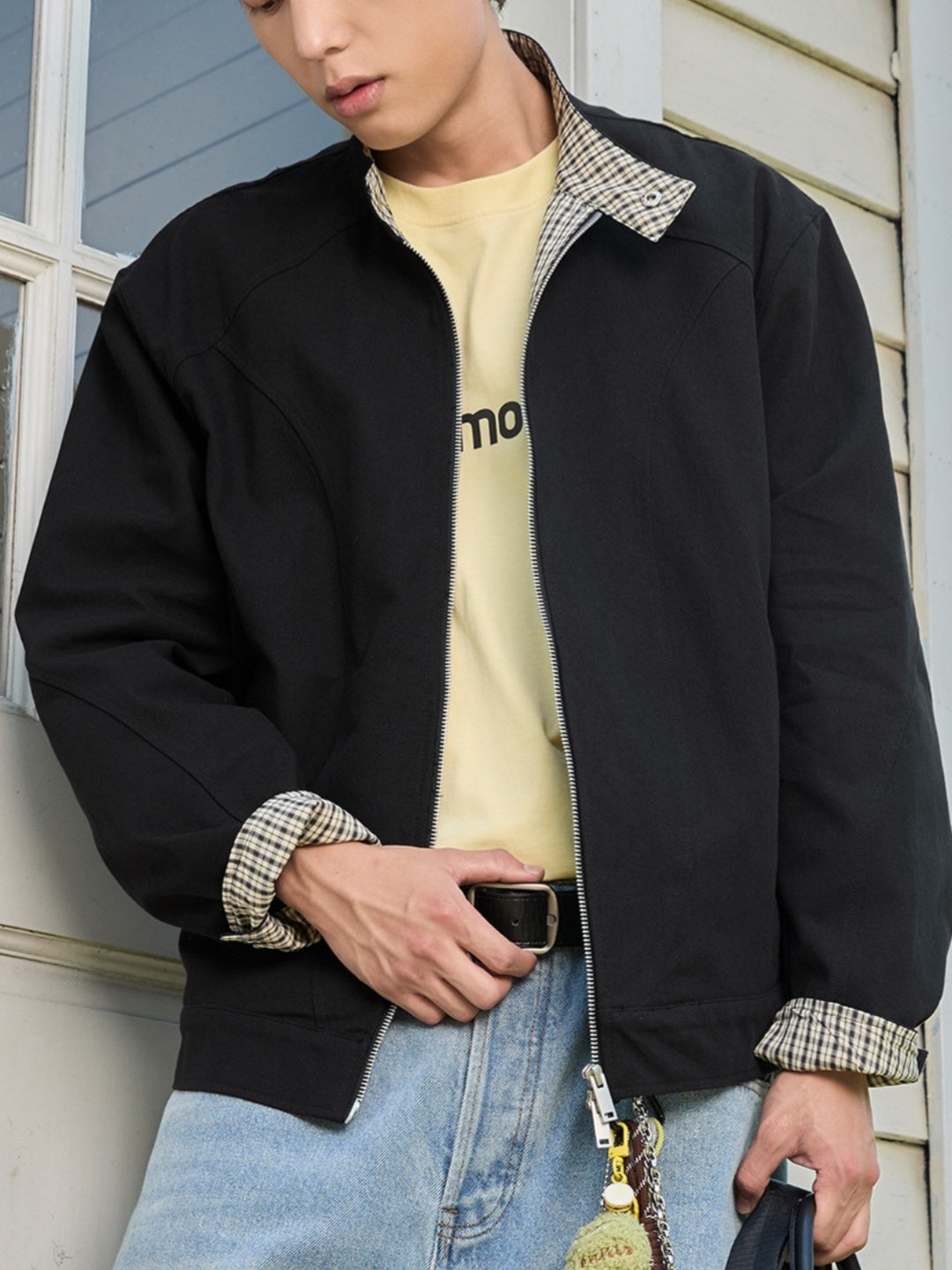 Liber Autumn Men's Solid Color Solid Color Jackets