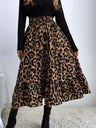 Leopard Splicing Skirts