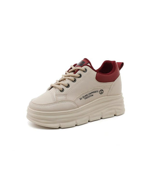 Colorblock Thick-Sole Women's Casual Sneakers