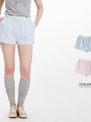 Liber Summer Women's Lace up Shorts