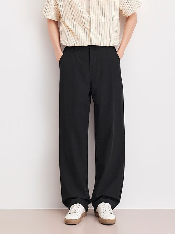 Drape Tight Straight-fit Pants