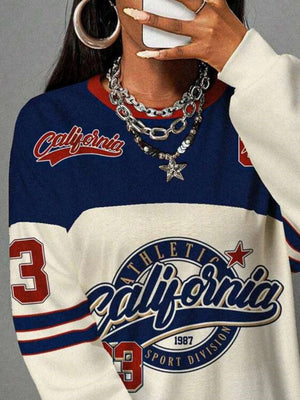 Loose-fitting Pullover Style Hip Hop Long Sleeve Streetwear Brands Street Sweatshirts&Hoodies