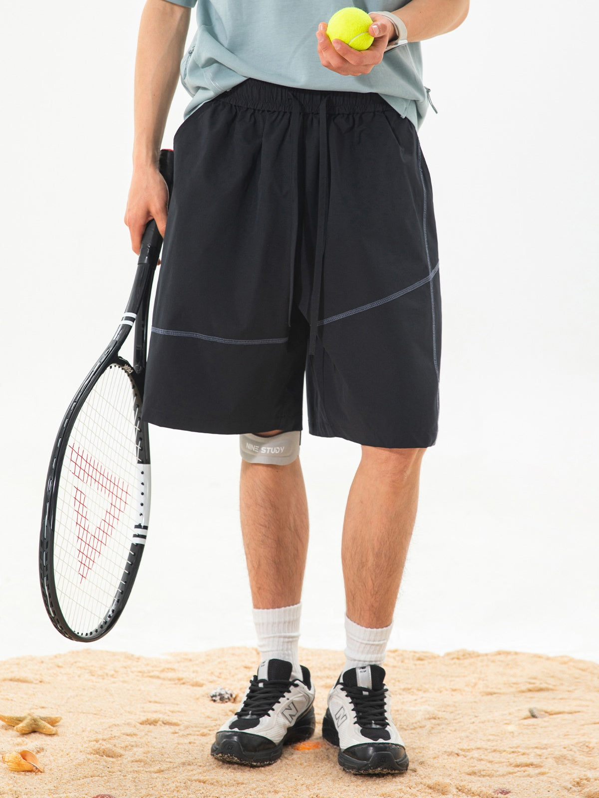 Lightweight Reflective Five Points Beach Shorts