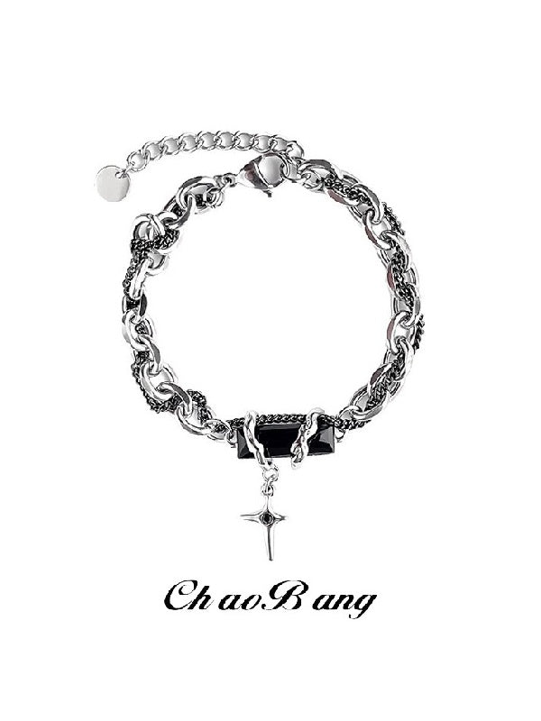 Black Diamond Simple Bracelet