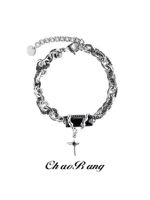 Black Diamond Simple Bracelet