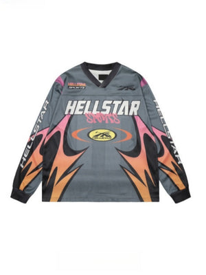 Neutral wear Printed Letter Long-sleeved T-shirt