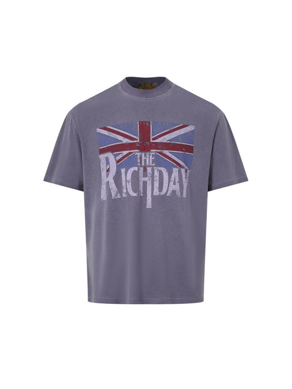 Distressed Retro Printed T-shirts