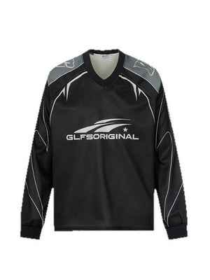 Liber Autumn Neutral wear Printed Letter T-shirts