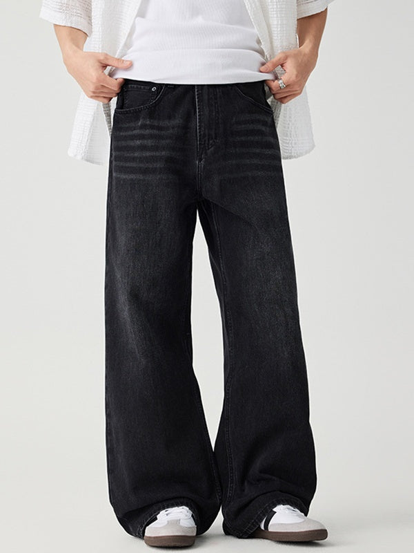 Liber Summer Men's Pocket decoration Jeans