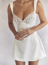 Sexy Lace Splicing Bandage A-shaped Arrangement Formal Dress Mini&Short Dresses