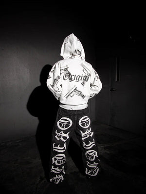Liber Autumn Neutral wear 3D pattern 3D effects Sweatshirts&Hoodies