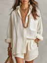 Lazy Style Shirts Shorts Set 2-piece Sets