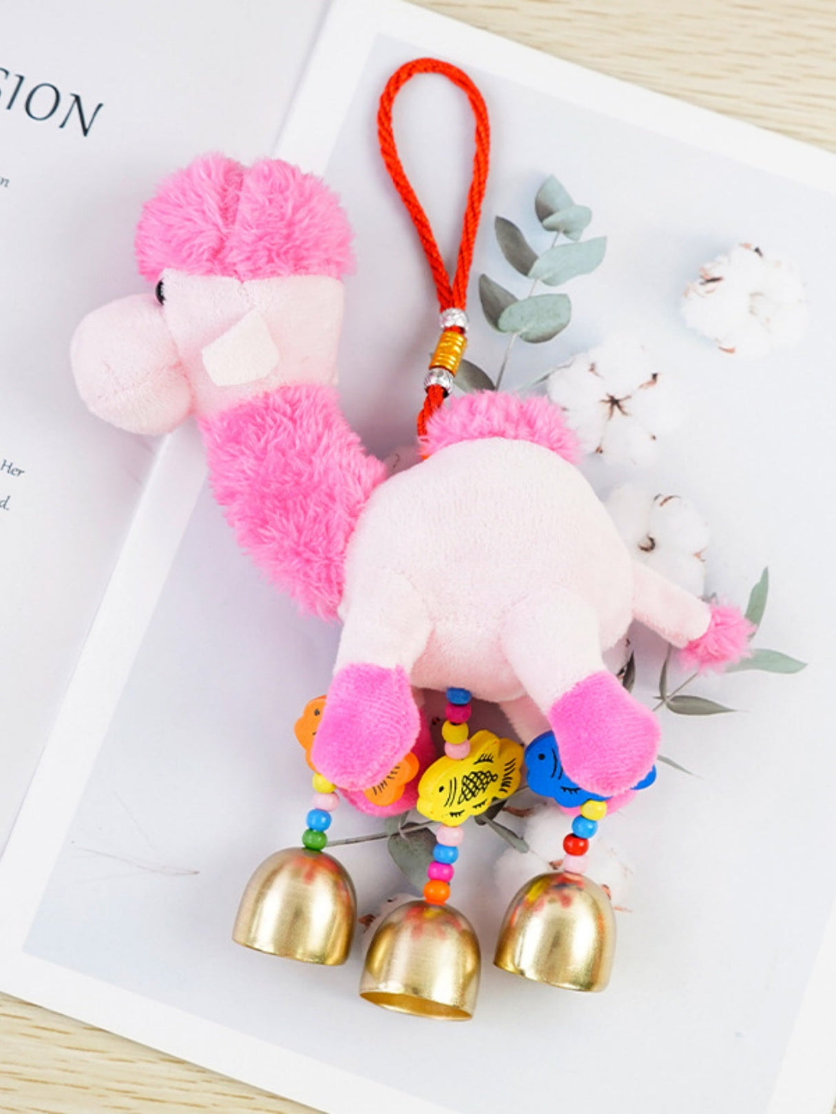 Kamel-Plüschtier-Schlüsselanhänger