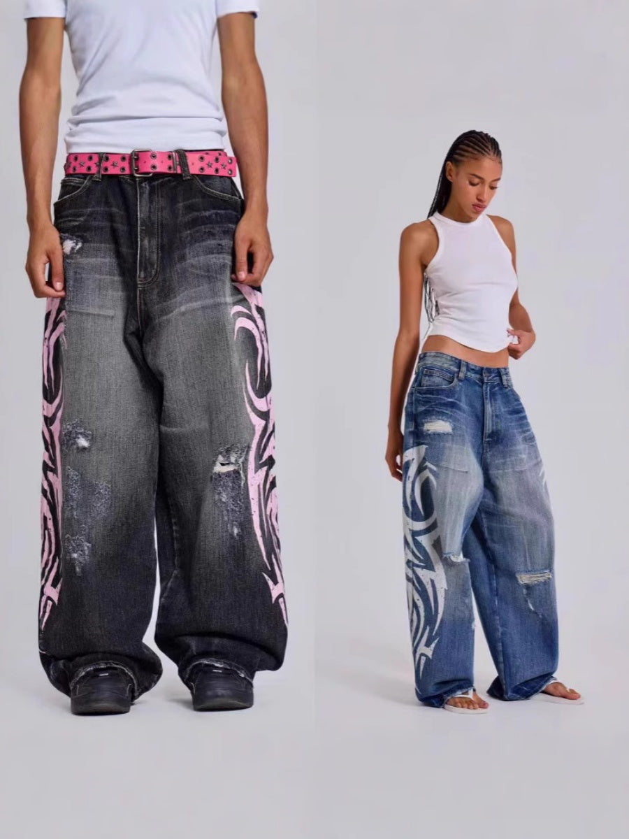 Liber Spring Women's Printed Jeans