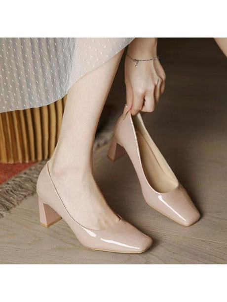 Liber Spring and autumn women's high heels